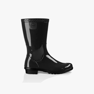 Ugg Raana Rain Kids All-Weather Boots Black (4598IGDXF)